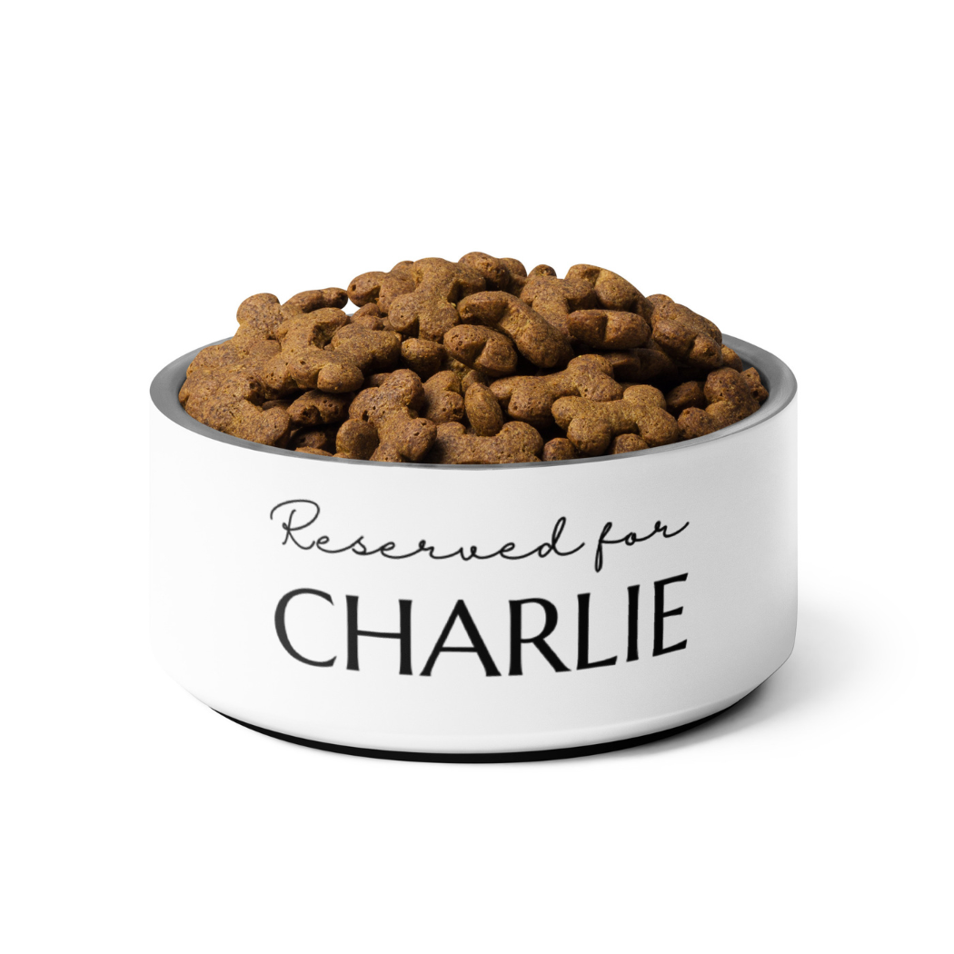 Personalised Dog Food Bowl