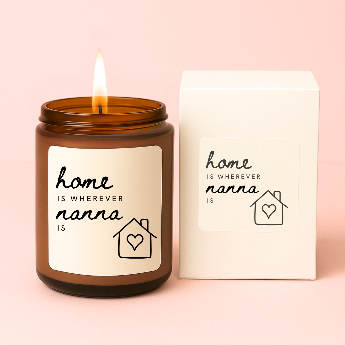 Home is Wherever Nanna Is Candle