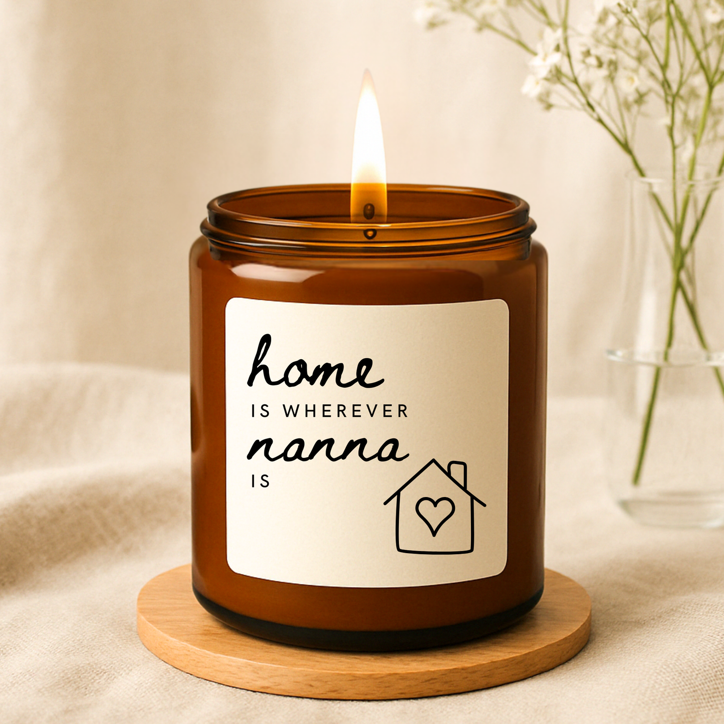 Home is Wherever Nanna Is Candle