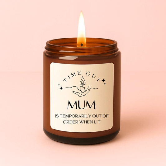 Mum is Out of Order When Lit  Candle