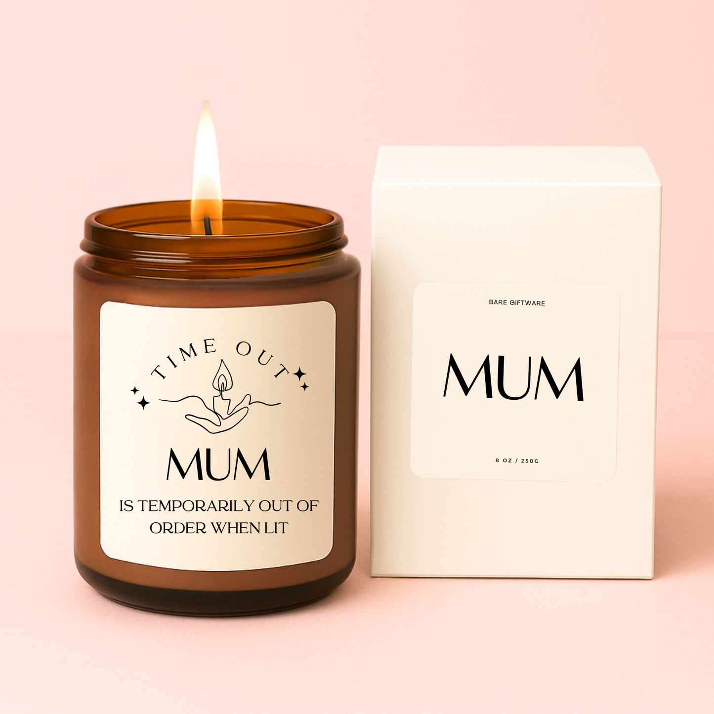 Mum is Out of Order When Lit  Candle