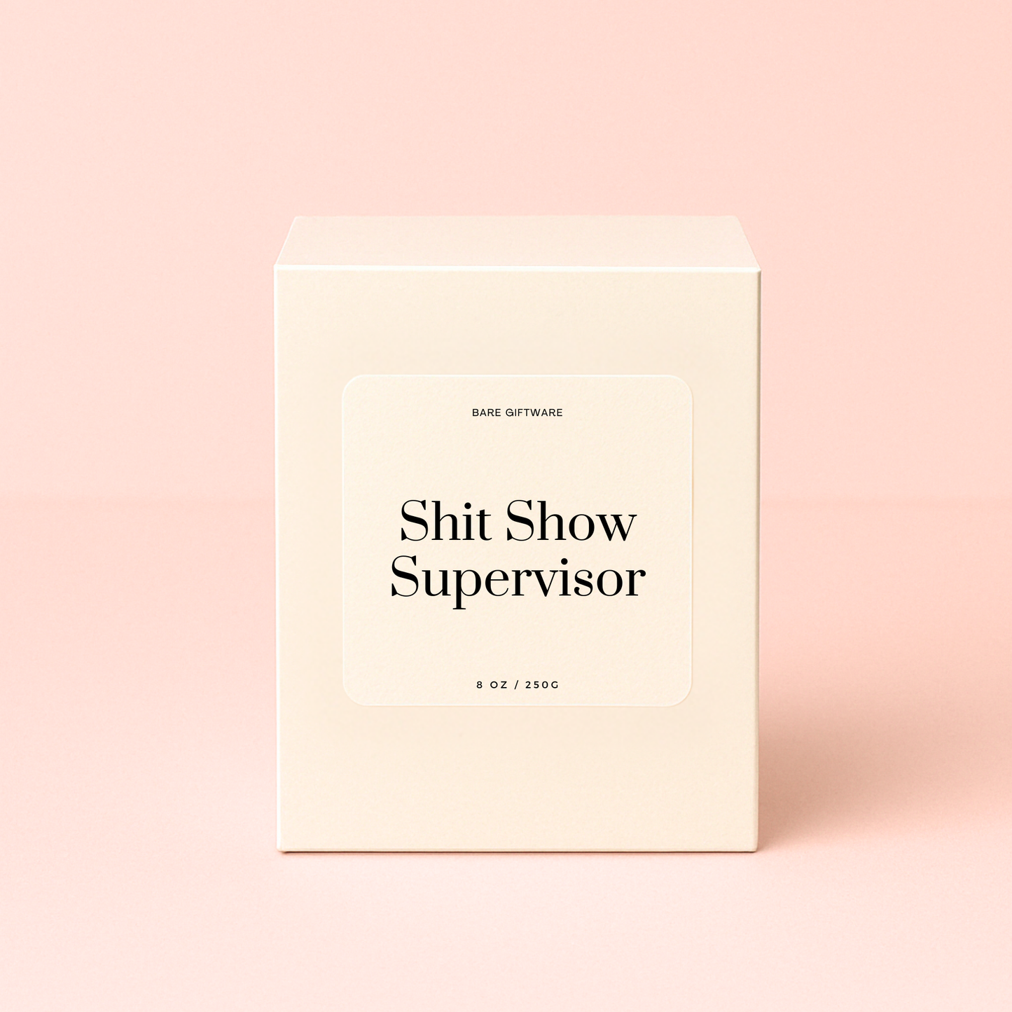 Shit Show Supervisor Candle