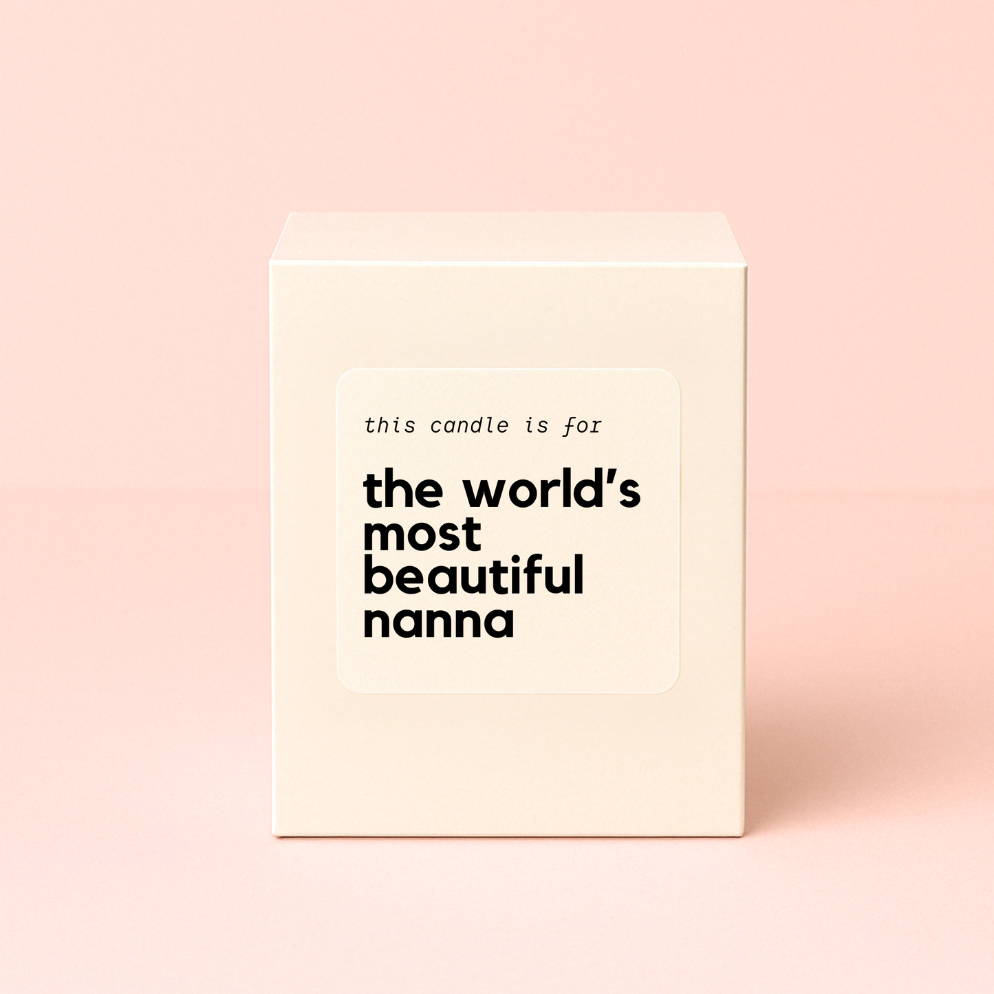 World's Most Beautiful Nanna Candle