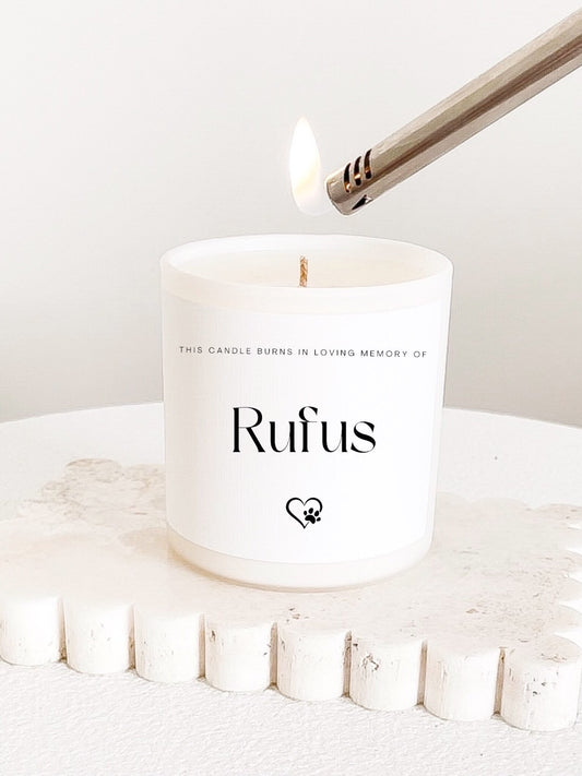 Pet Memorial Candle