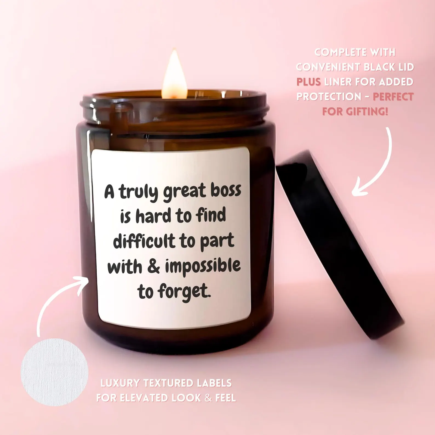A Truly Great Boss Is Hard To Find Candle